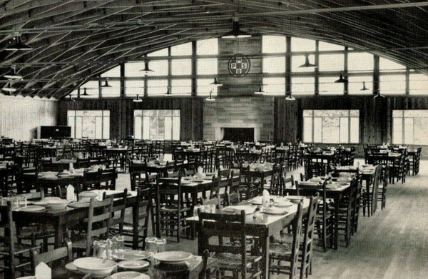 Camp Miniwanca - Old Postcard View (newer photo)